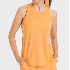 DSG NWT Orange Racerback Quick Dry Tank Top